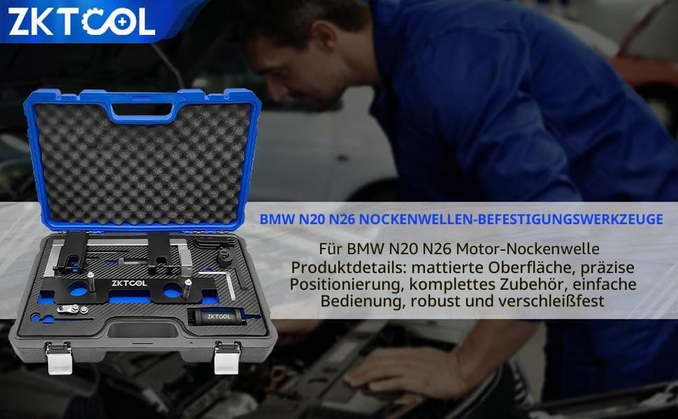 ZKTOOL Motortuning-Tool und Werkzeug zum Nockenwellen verriegelung kompatibel mit BMW N20 N26 Motor,