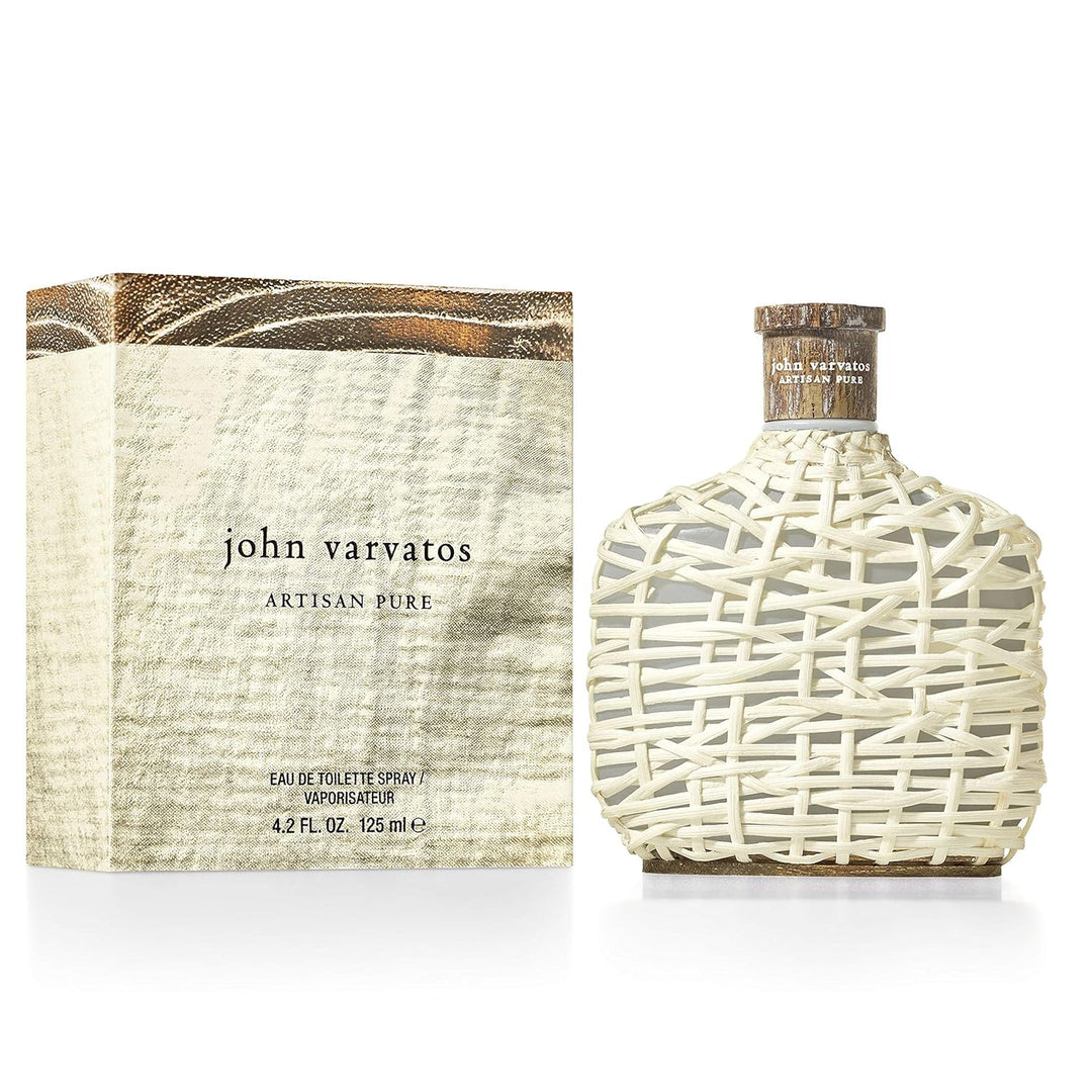John Varvatos Artisan Pure – Eau de Toilette homme/men, 125 ml, holzig-frischer Duft aus spanischer