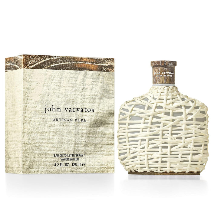 John Varvatos Artisan Pure – Eau de Toilette homme/men, 125 ml, holzig-frischer Duft aus spanischer