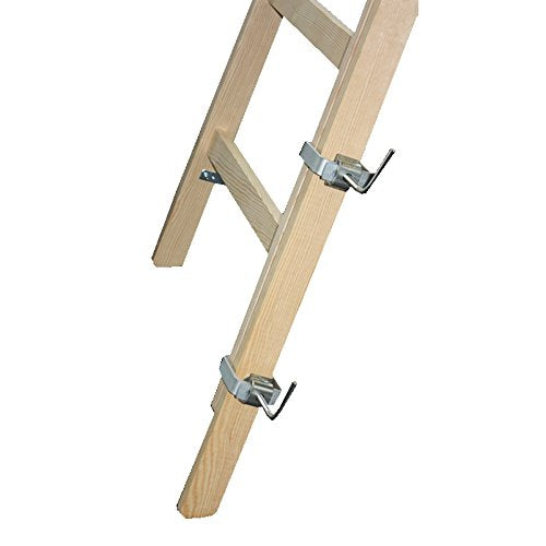 2 x Verlängerung Leiter 120cm für Holzleiter inkl. 4 Klammern Malerleiter Holmverlängerung Leiterver
