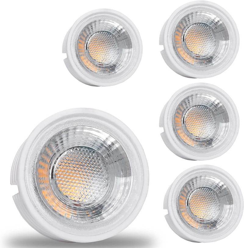 YanFeiYit 5x LED Modul als GU10 Ersatz – 5W 38° Dimmbar aus Keramik super flach 230V – Leuchtmittel