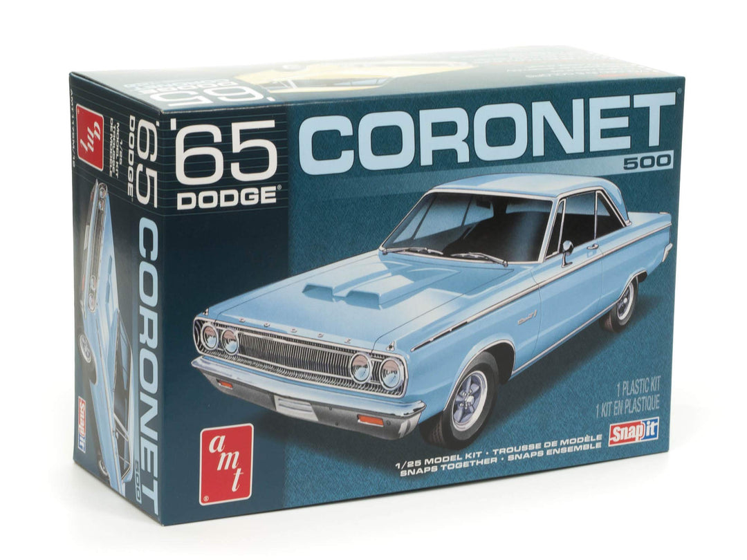 AMT AMT1176 Blue 1:25 1965 Dodge Coronet - SNAP Kit