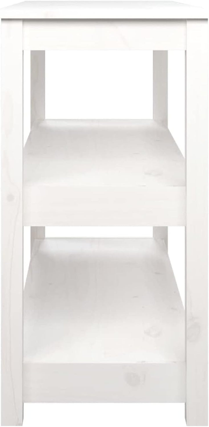 Tidyard Konsolentisch mit 3 Ablagen Konsole Beistelltisch Flurtisch Sideboard Ablagetisch Wandtisch