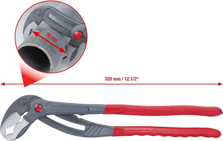 KS Tools 115.8525 Wasserpumpenzange "Quattro Grip" 320mm
