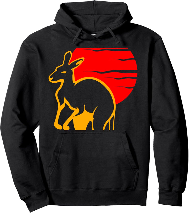 Kangaroo Sunset Kangaroos Australien Outback Pullover Hoodie