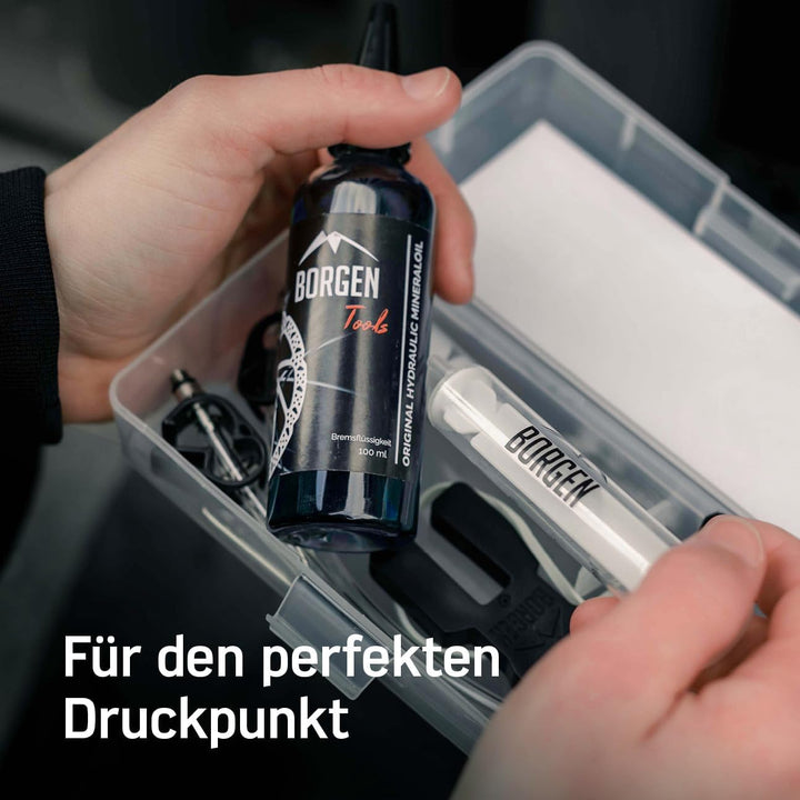 Borgen Entlüftungskit für Magura hydraulische Scheibenbremsen I Fahrrad Bremsen Service Kit I Entlüf