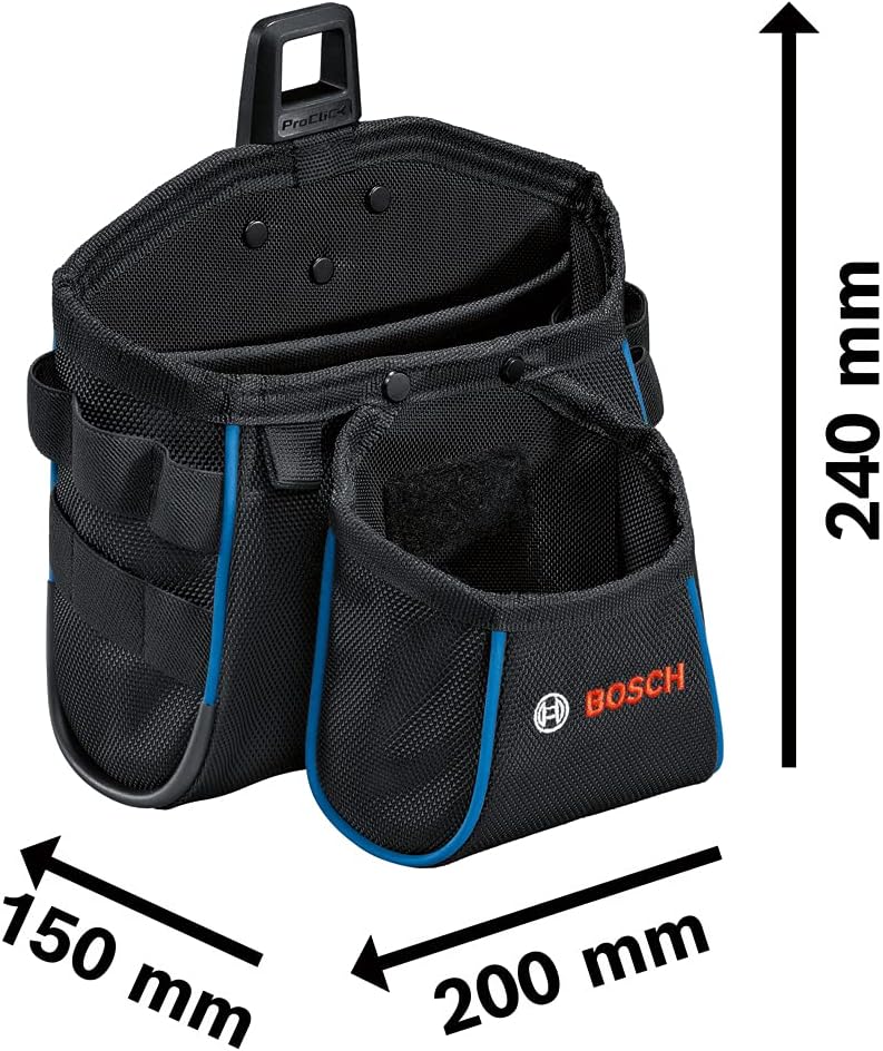 Bosch Professional Combo Kit: Werkzeuggürtel + Handwerkzeug-Set (inkl. 1x Gürtel 108, 1x GWT 2, 1x G