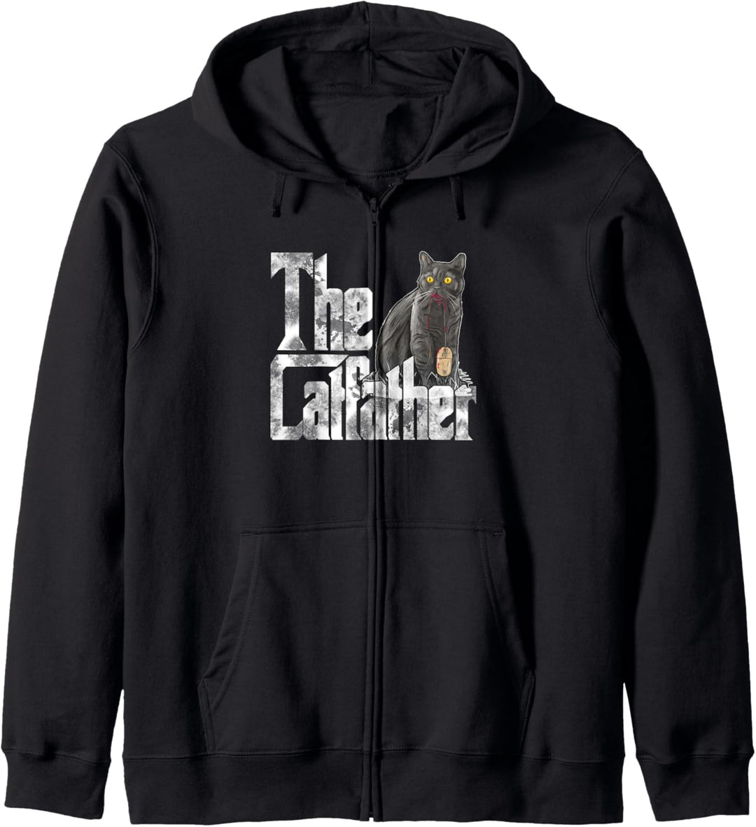 Cat Dad The Catfather Crazy Cat Father Kitty Daddy Kapuzenjacke