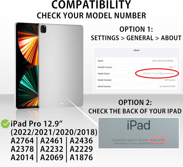 MyGadget Magnetische Sichtschutzfolie kompatibel mit Apple iPad Pro 12,9 Zoll [ 2022 | 2021 | 2020 |