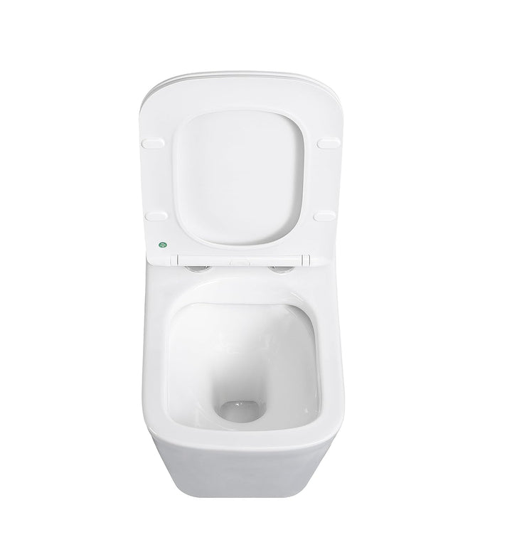 VEREG Wand-WC ALIKI SQUARE, inkl. Design-Sitz SlimLine Absenkautomatik und abnehmbar