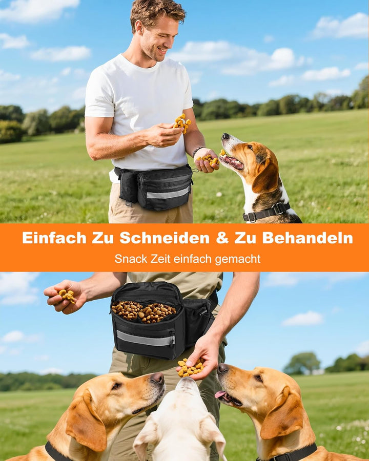 Futterbeutel Hundetraining - Wasserdichter Leckerlibeutel für Hunde mit Grosser Kapazität, Abnehmbar