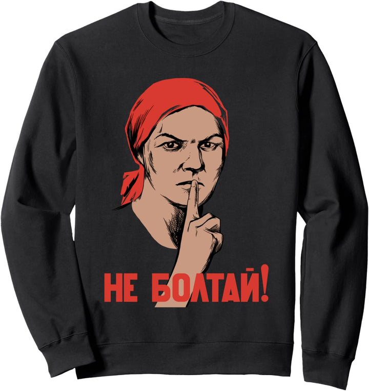 Propagandaposterprodukt UdSSR Sowjet Sweatshirt