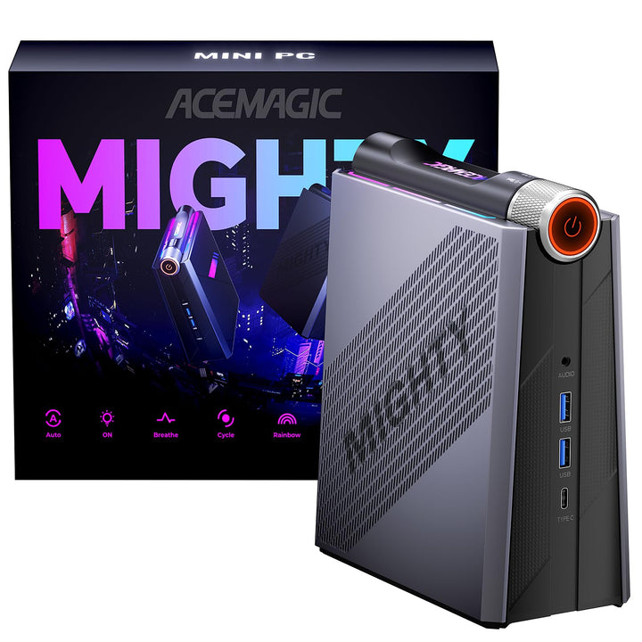 ACEMAGIC Mini PC Core i9 12900H, 32 GB DDR4 512 GB NVME SSD Micro Desktop Computer Core i9 12900H 32