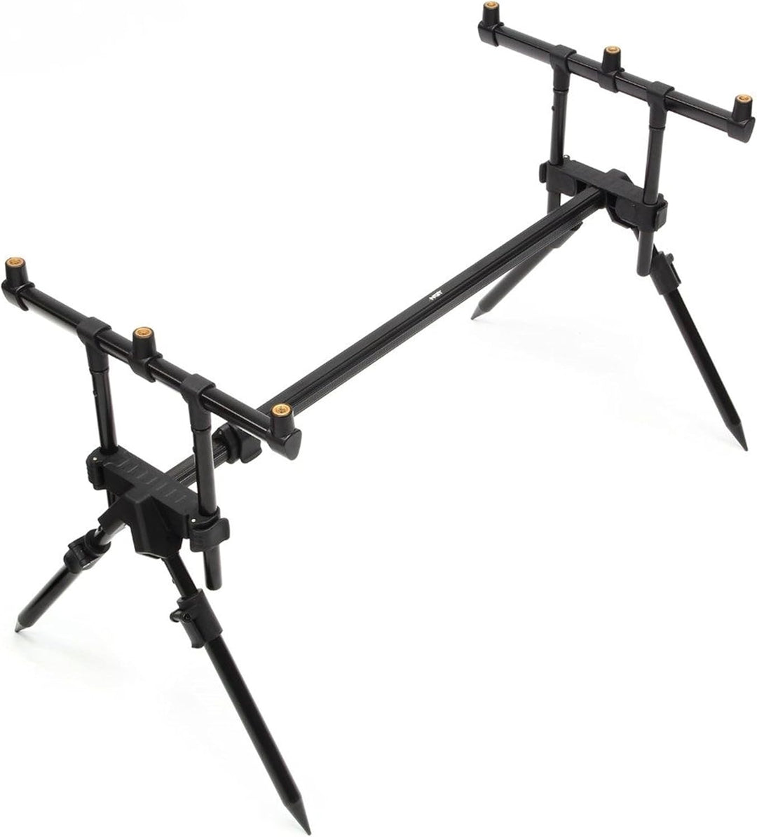 NGT Quickfish Pod MK2-I – 3 Rutenhalter, voll verstellbar, Karpfenrute mit Tasche