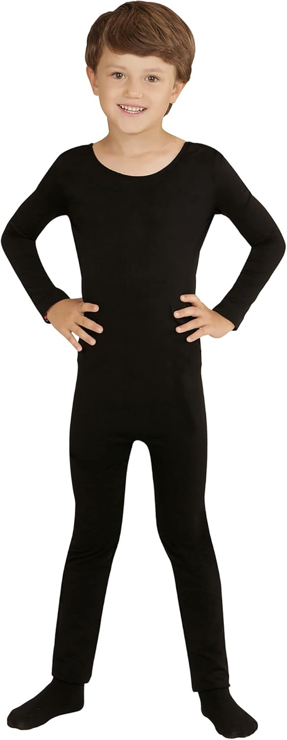 W WIDMANN MILANO Party Fashion - Body für Kinder, lange Ärmel und Beine, Einteiler für Tänzerinnen u