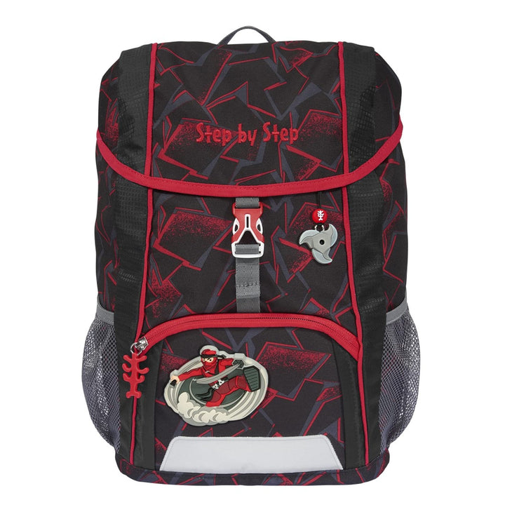 Step by Step Rucksack-Set KID „Ninja Yuma“, mit Sitzkissen, ergonomischer Mini-Ranzen mit höhenverst