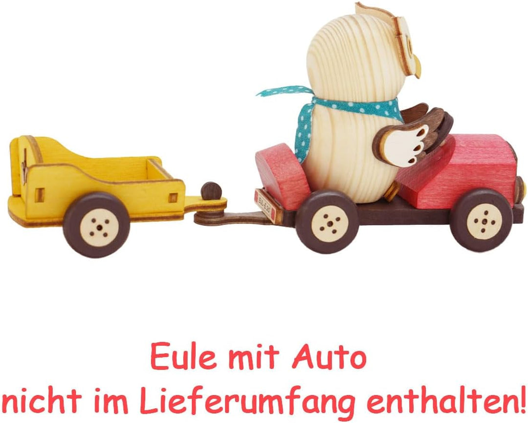 Kuhnert Drechslerei Anhänger für Mini-Eulen Flitzer - 4 cm, Anhänger
