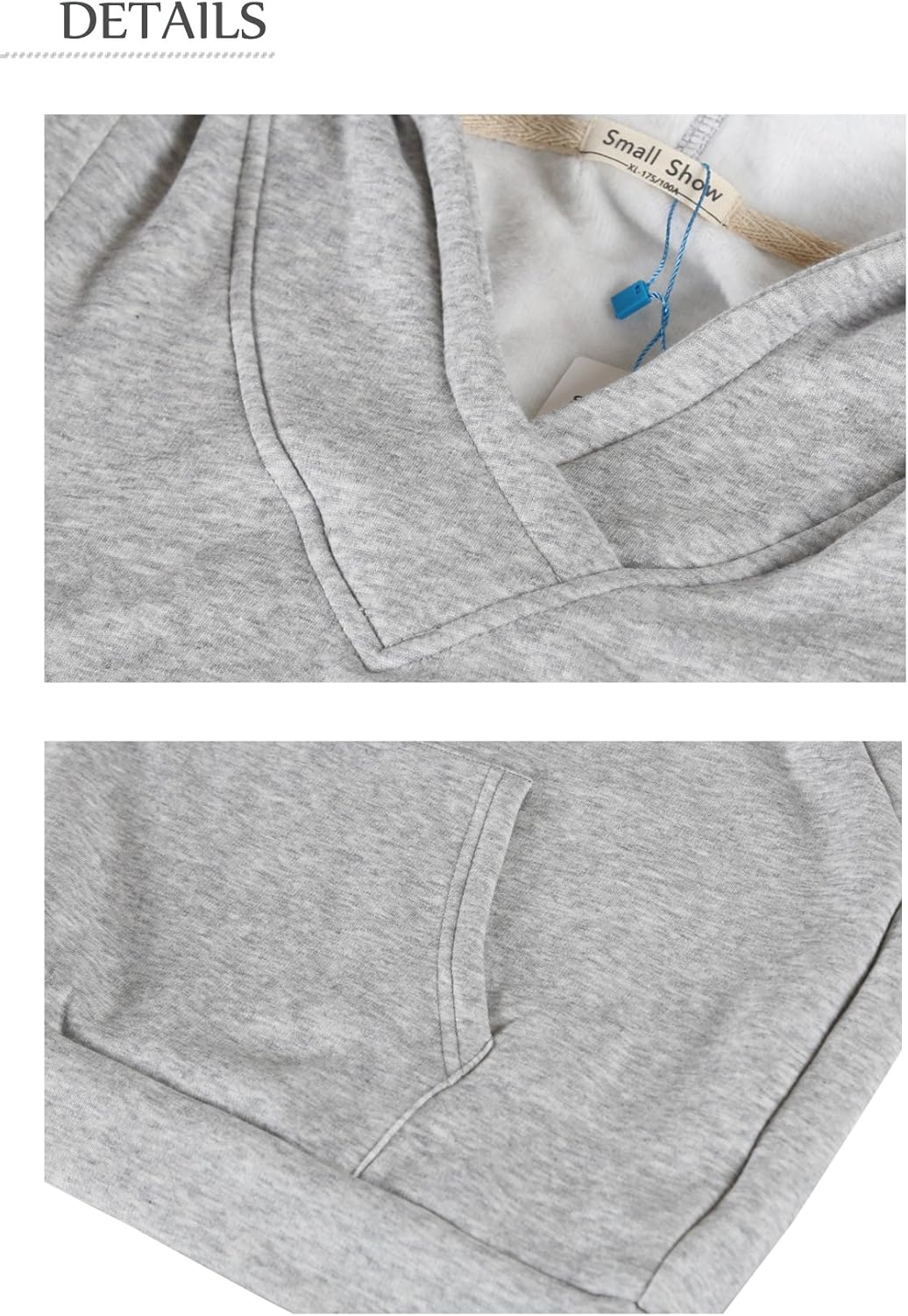 Smallshow Stillanzug Mutterschaft Fleece Stillpullover Stilloberteil Umstandsmode Hoodie Sweatshirt