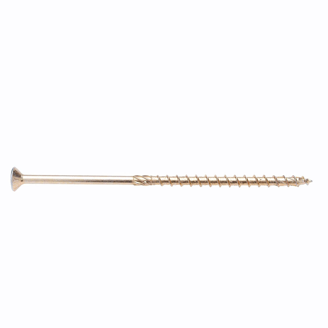 Holzschrauben Flachkopf von Keple 8mm x 120 mm- Selbstschneidende Torx-Schrauben für Holz & Bahnschw