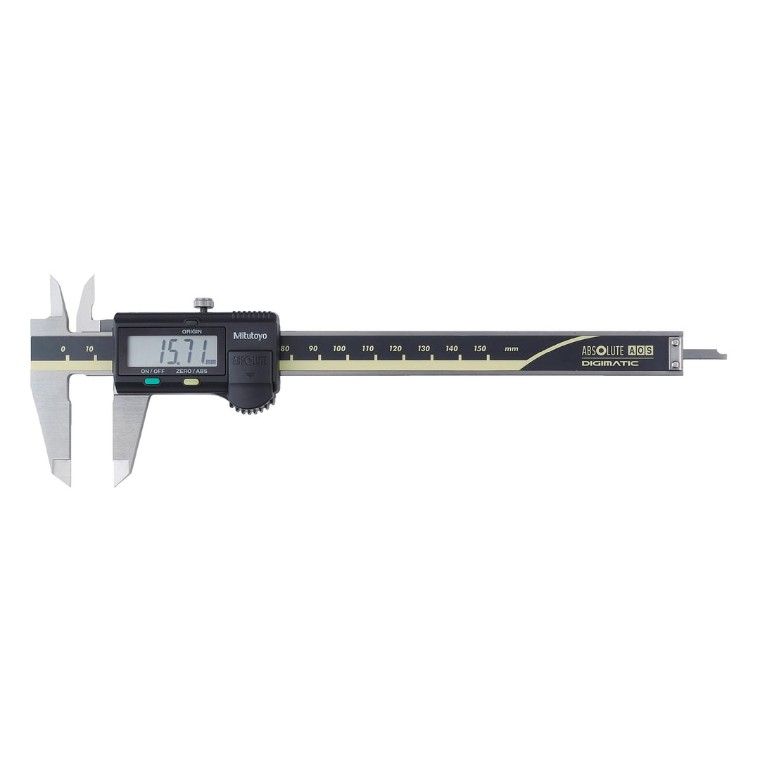 MITUTOYO Digital Messschieber ohne Datenausgang DIN 862, Tiefenmass flach 0-150 mm, 1 Stück,500-181-