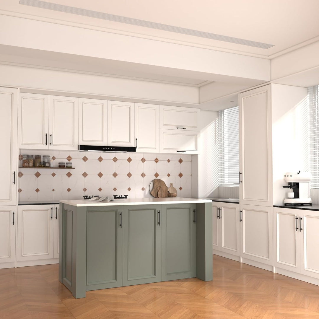 LONTAN 20 Stück Griffe für Küchenschränke Schwarz Griffe Küchengriffe 160mm lochabstand Schrankgriff