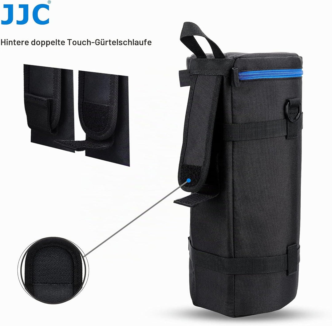 JJC Deluxe Objektivtasche für Sony FE 200-600mm F5.6-6.3G OSS, Z 600mm F6.3 VR S, Z 180-600mm F5.6-6