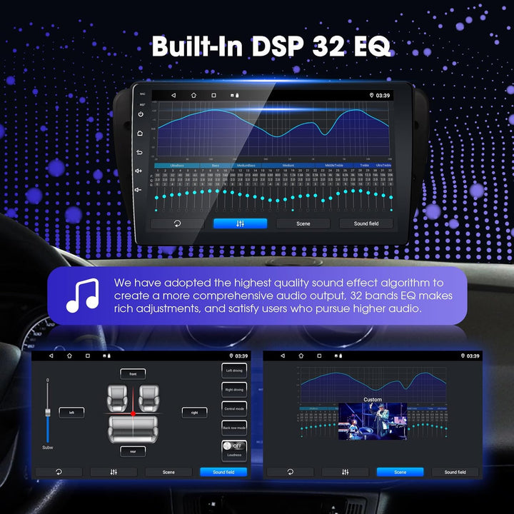 EZoneTronics Carplay Android 10.1 Autoradio Stereo für BMW X5 E53 1999-2006 9 Zoll Touchscreen High