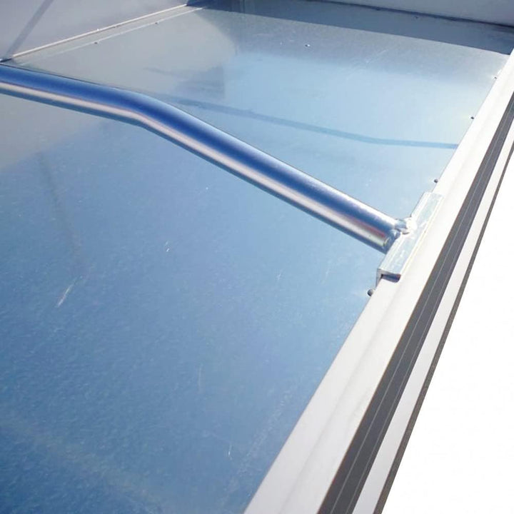 JB Brandl 2 x Alu Planenbügel für Flachplane, Ideal für PKW Anhänger 1,4-2,1m verstellbar