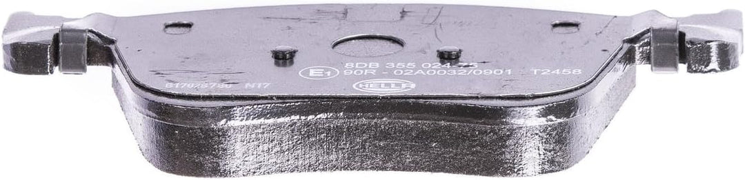 HELLA PAGID 8DB 355 024-751 Bremsbelagsatz - T2458 - Dicke/Stärke: 17.1mm - Bremssystem: Teves - nic