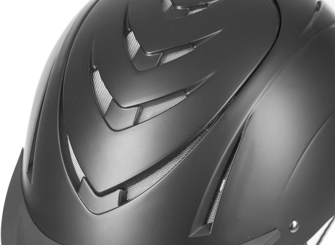 Kerbl Covalliero Reithelm Nerron VG1, Trainingshelm Tunierhelm 55-59 cm, 55-59 cm