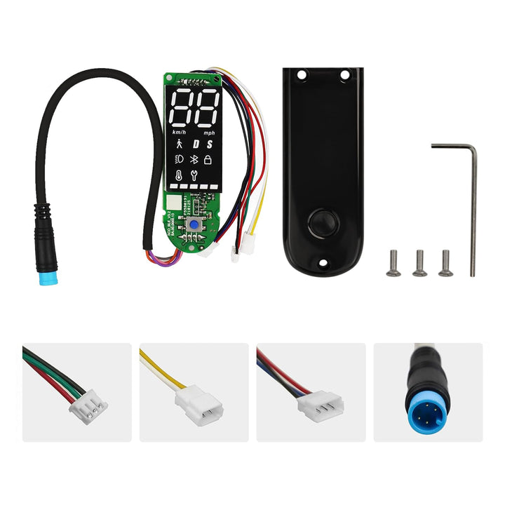 Elektroroller Scooter Armaturenbrett, PCB Wasserdichtes Scooter Armaturenbrett mit Bluetooth LCD Dis
