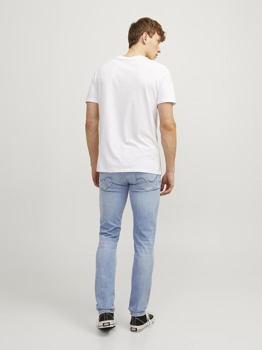 JACK & JONES Male Slim Fit Jeans JJIGLENN JJICON JJ 957 50SPS NOOS Slim Fit Jeans 30W / 34L Blue Den