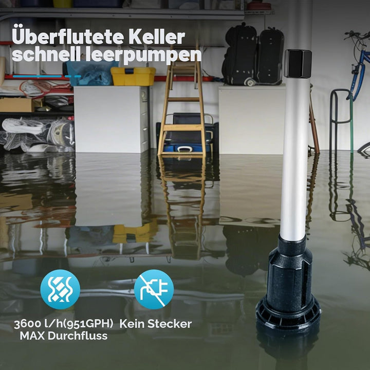 Kabellose Stick Wassertransferpumpe Kompatibel mit Ma-Kita 18V, Tragbare Umfüllpumpe, 3M Kopfhöhe, 3