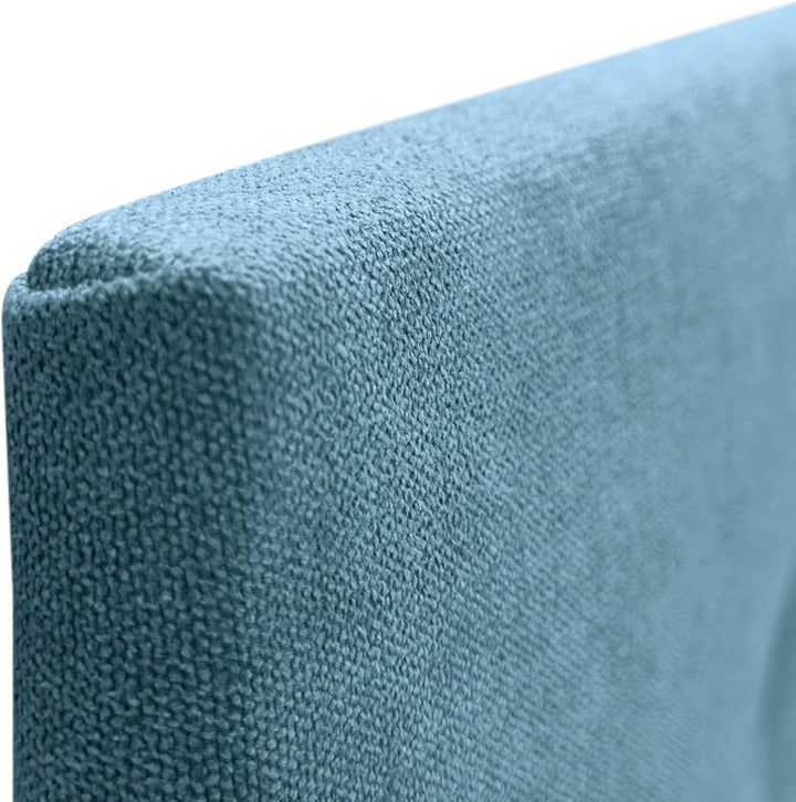 DHOME Kopfteil aus Kunstleder oder Stoff AQUALINE Glattes gepolstertes Kopfteil Luxusbett Kopfteil (