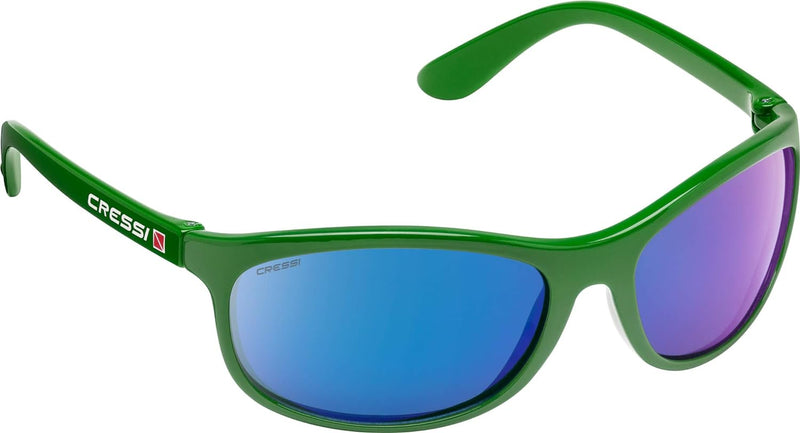 Cressi Unisex Erwachsene Rocker Sonnenbrille Für Sport Grün/Gespiegelte Linsen Grün Schwimmer, Grün/