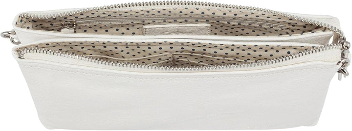 Gabor bags Emmy Damen Clutch Abendtasche Klein 22,5 x 4,5 x 13,5 Weiss, 22,5 x 4,5 x 13,5 Weiss
