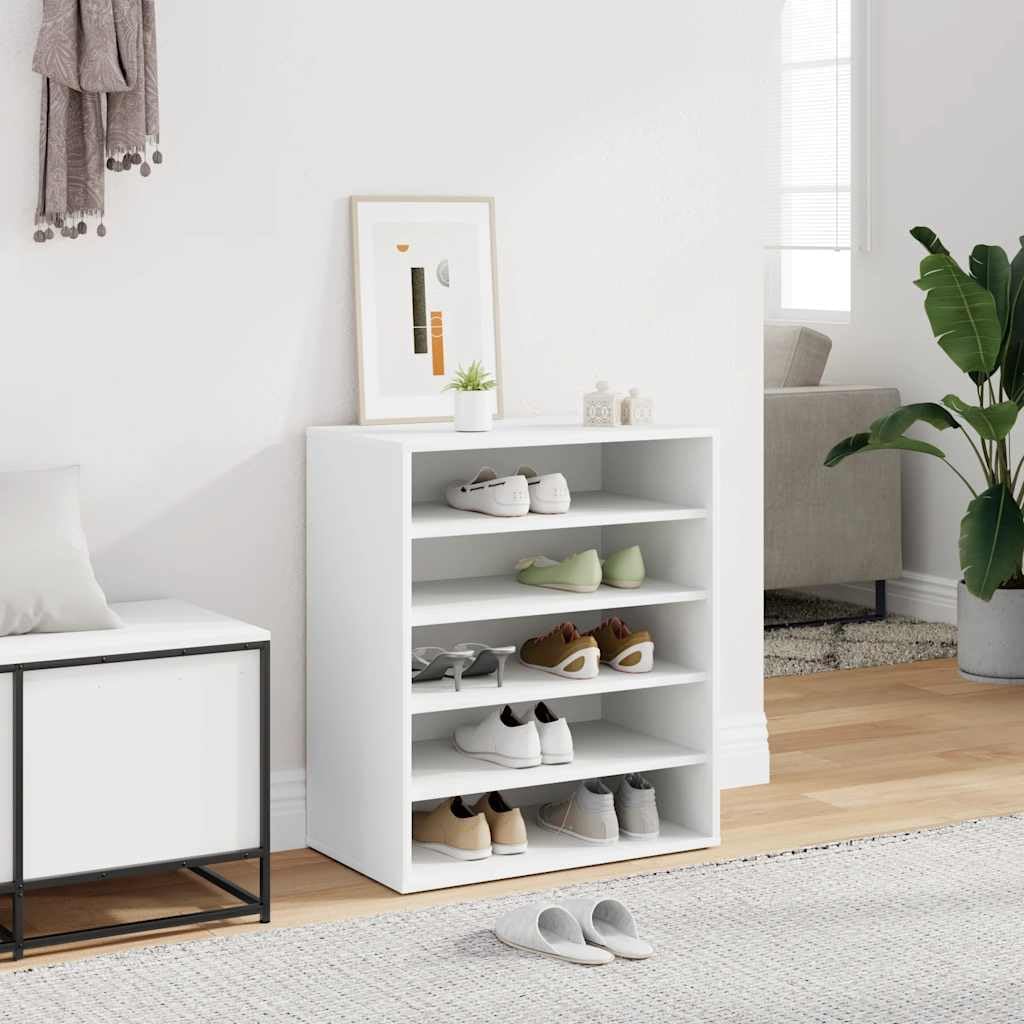 vidaXL Schuhschrank 5 Ablagen Wand Schuhkommode Schuhregal Schuhablage Schuhständer Schuhaufbewahrun