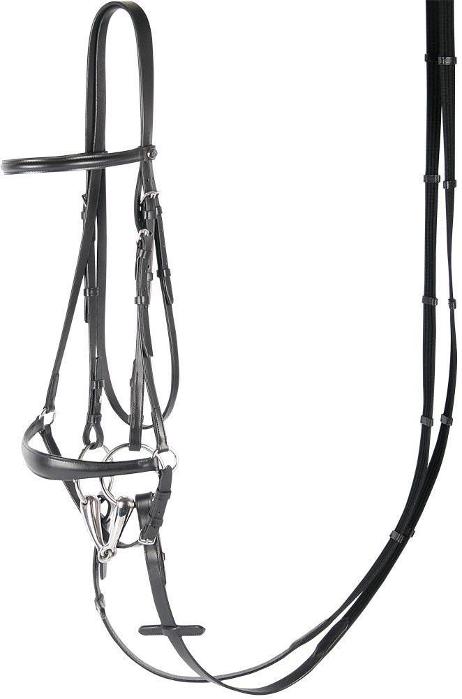Harry's Horse Hoofdstel Bronze Lage neusriem, Grösse:Full, L