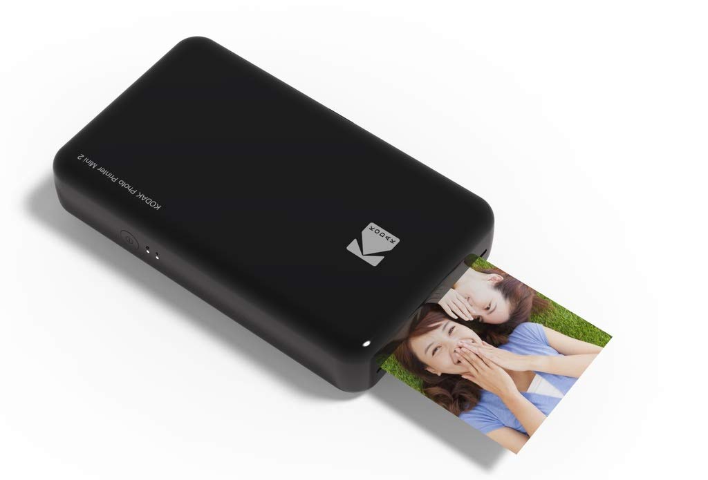 Kodak Mini 2 HD Wireless Mobile Instant Fotodrucker w / 4 Pass patentierte Drucktechnologie (Schwarz