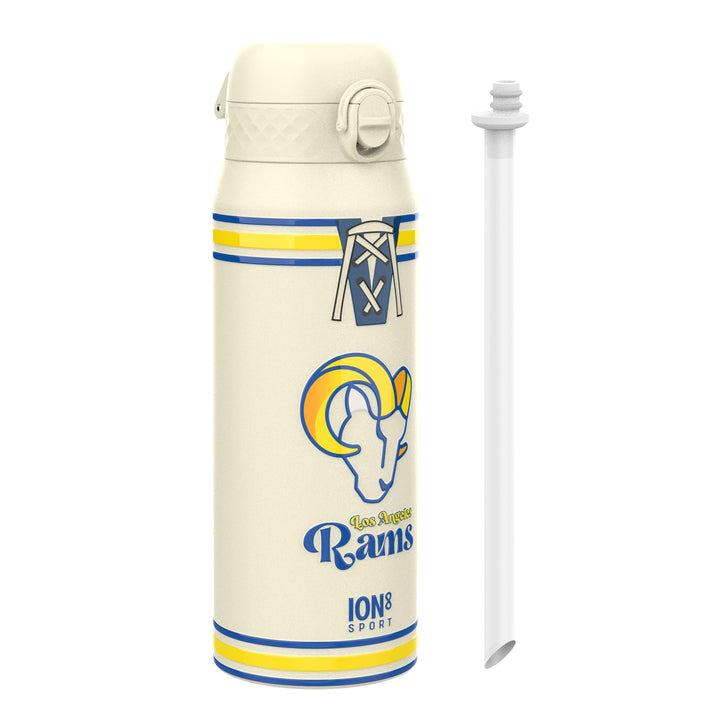 ion8 NFL Edelstahl-Trinkflasche, Auslaufsicher, Einhandöffnung, Sichere Verriegelung, Spülmaschinenf