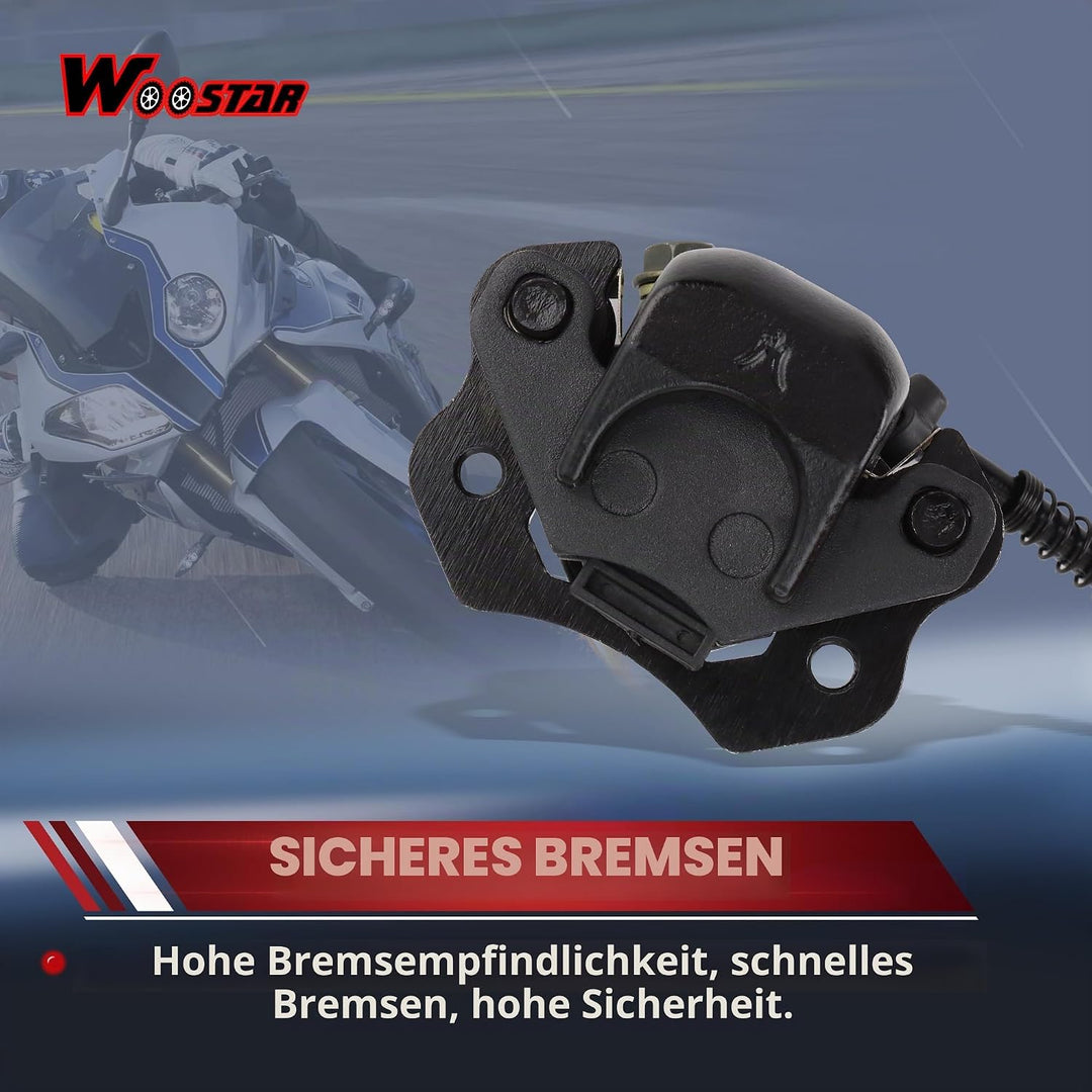 WOOSTAR Links Hydraulik Hauptbremszylinder Bremssattel Ersatz für Taotao Sunl Baja 50ccm 70ccm 90ccm