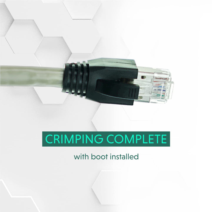 LINKUP - RJ45 Connectors Cat6A Ethernet Shielded Modular Plugs | for Large Diameter Wires (23AWG) Te