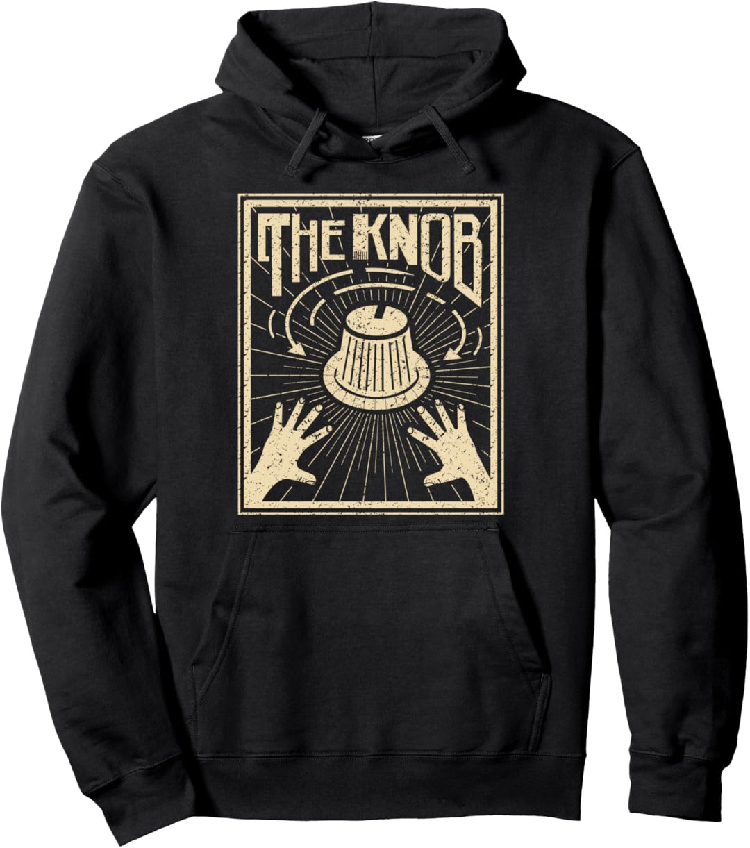 witziges Knob für Synthesizer-Player Pullover Hoodie