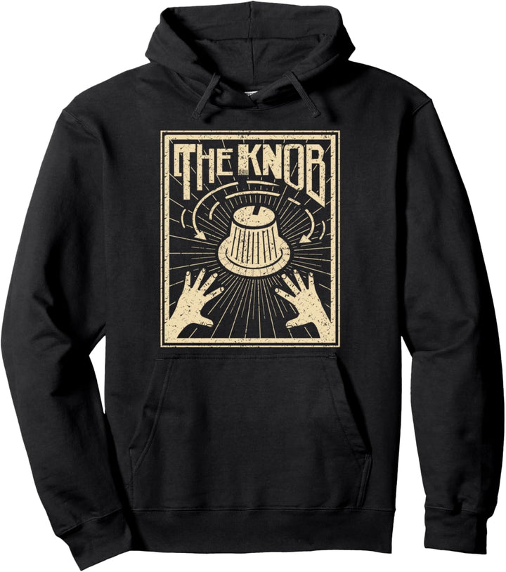 witziges Knob für Synthesizer-Player Pullover Hoodie