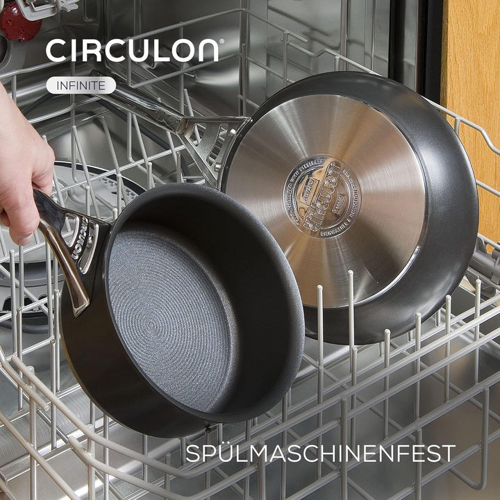 Circulon Infinite topfset induktion 4 teilig - Antihaft-Töpfe und kochtopf set mit Edelstahldeckeln