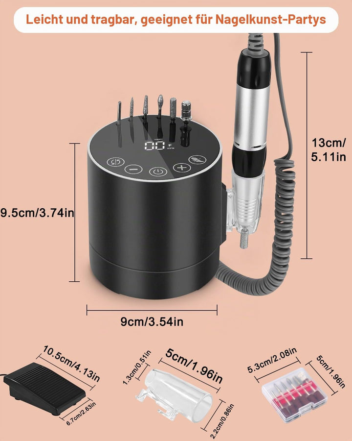 Nagelfräser, Elektrische nagelfeile für gelnägel, Fräser Nägel, Nagelfräser Elektrische für Gelnägel
