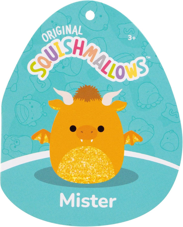 Squishmallows SQCR06637 - Mister der goldene Drache 40 cm, offizielles Kelly Toys Plüsch, superweich