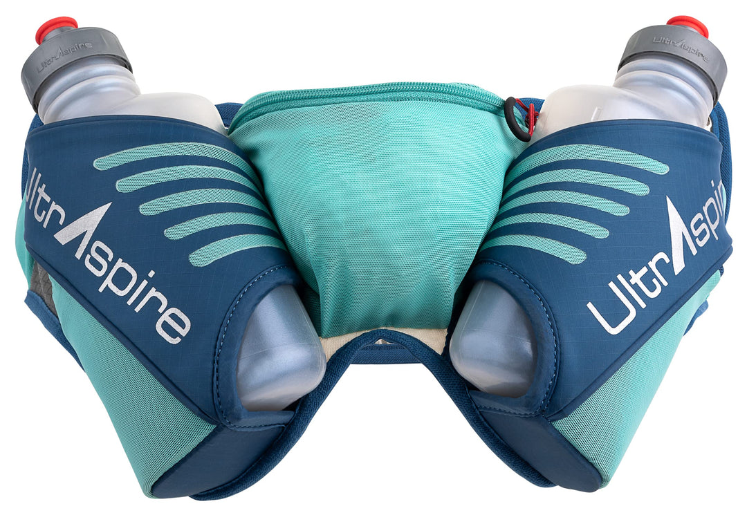 UltrAspire Speedgoat 3.0 Hüfttasche – 2 x UltraFlask 550 Hybrid-Flasche im Lieferumfang enthalten –