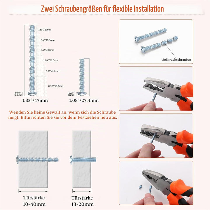 FURNIWARE 10 Stück Möbelgriff, 128mm Bohrlochabstand Möbelgriffe Schrankgriffe Küche Kabinett Griff