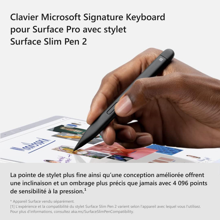 Clavier Microsoft Signature pour Surface Pro avec Stylet Vert forêt Waldgrün Tastatur + Eingabestift